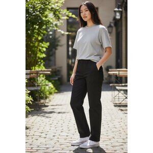 Chico's Fabulously Slimming Pants Womens 0.5 Brown Chino Straight Stretch Twill